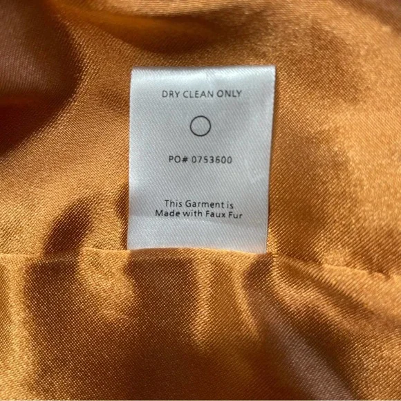 Show Me Your Mumu Corduroy Fur Penny Lane Coat Size XS - Picture 10 of 16